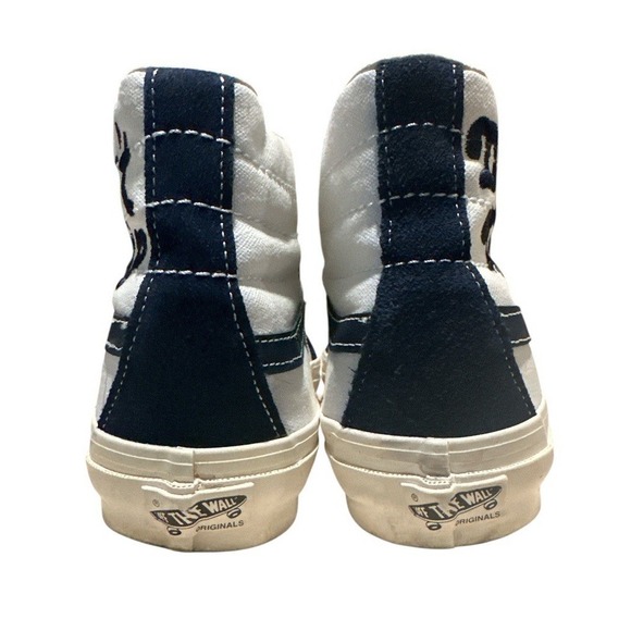 Vans OG SK8-HI LX Free & Easy Don't Trip Navy Dress Blue Marshmallow White 10.5 - Picture 4 of 12